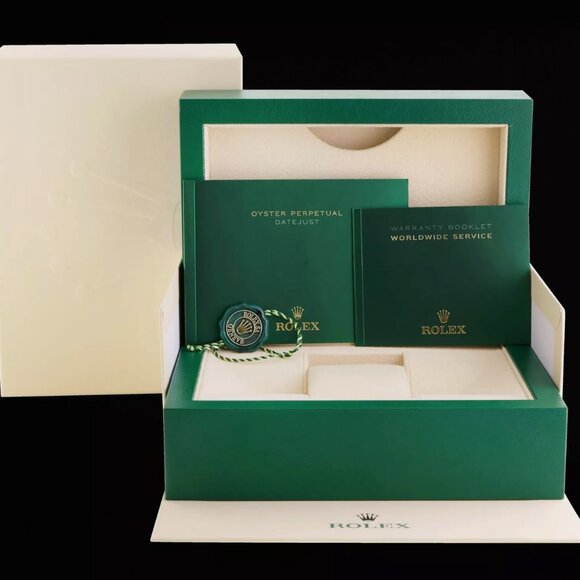 Rolex Men's 41mm Factory Diamond Dial BOX TAG - Picture 6 of 6